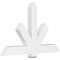 Ekena Millwork Kennewick Architectural Grade PVC Gable Bracket, 60"W x 37 1/2"H x 4"D x 6"F, 15/12 Pitch GBP060X38X0406KEN00 - alternate 1
